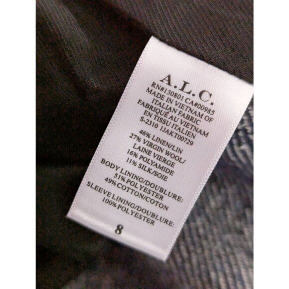 A.L.C Lexington crop jacket size 8 - Picture 5 of 6